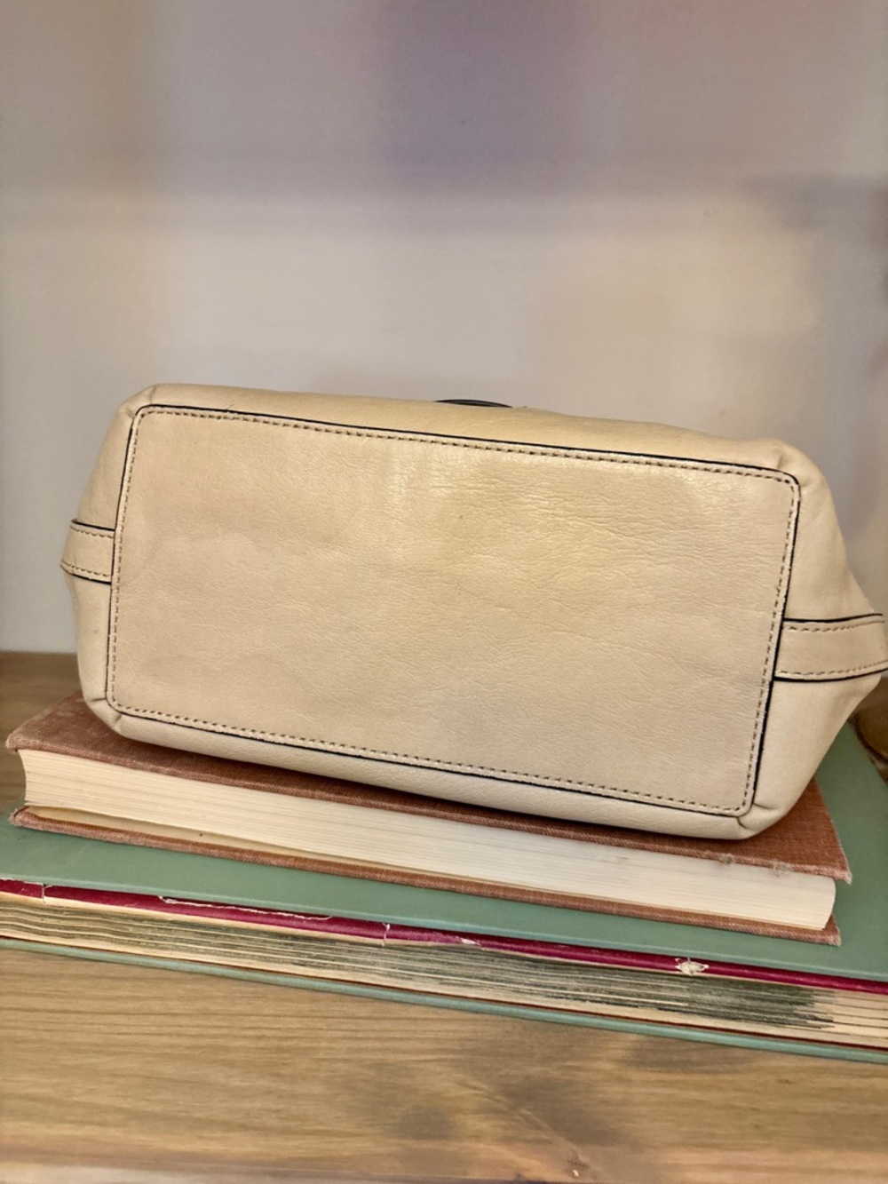 Coach Leather Hobo Bag - Pink & Tan - Picture 5 of 8